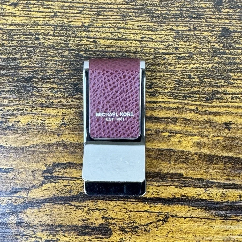 Michael Kors‎ Leather Inlay Money Clips- HARD TO FIND